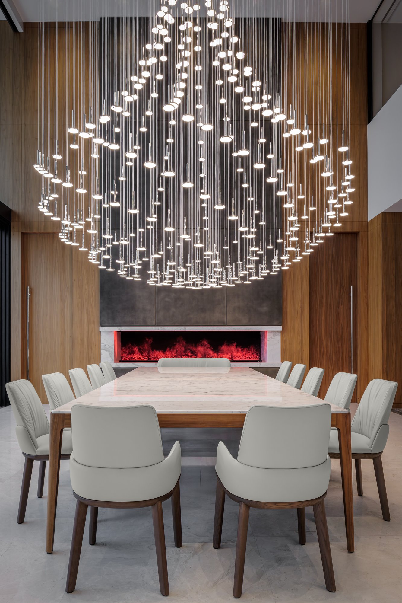 Luxury interior design project showcasing Italian craftsmanship.