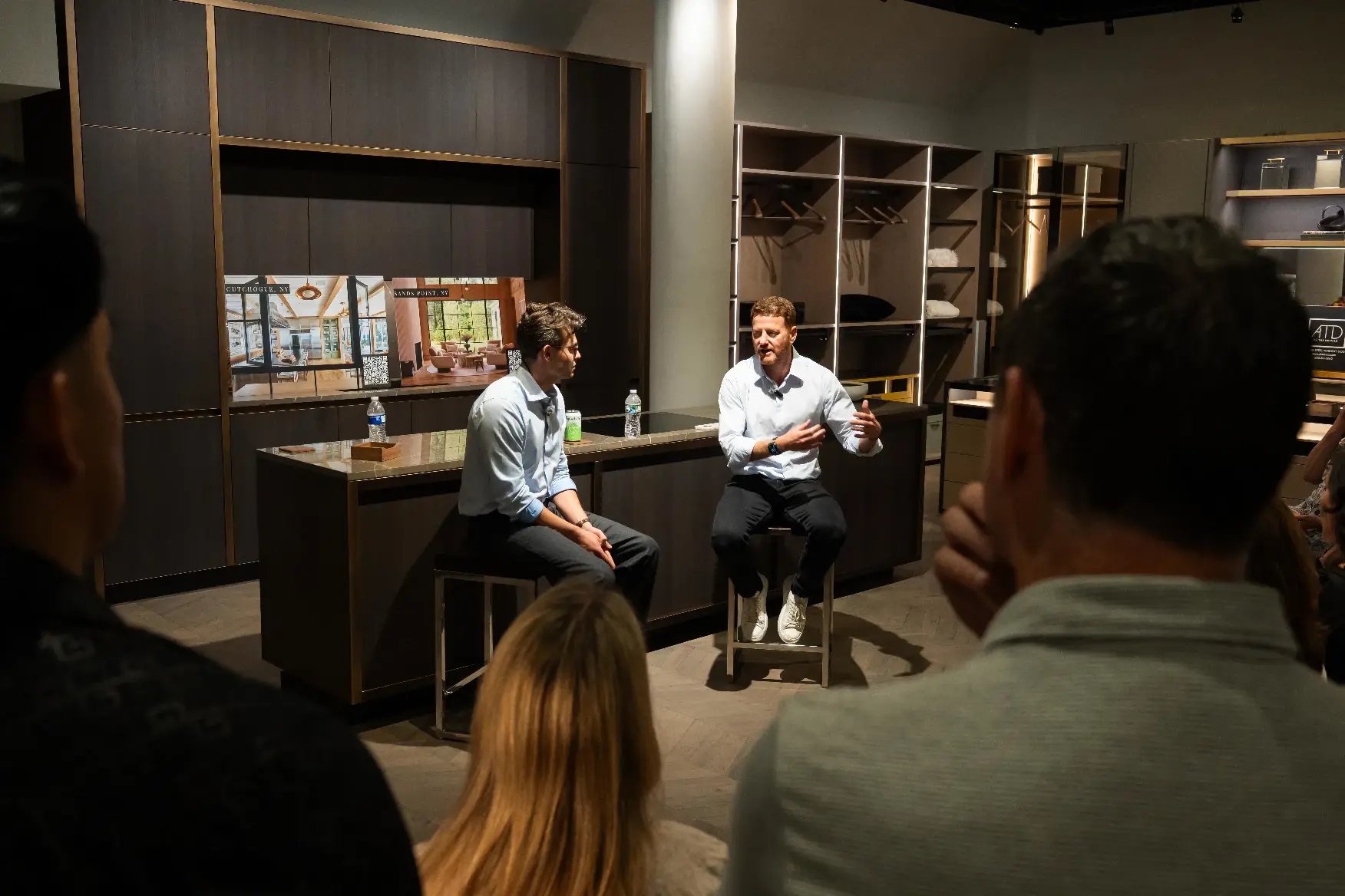 Gavin Myers of Prudence and Evan Brown of Rebar discussing emerging AI tools