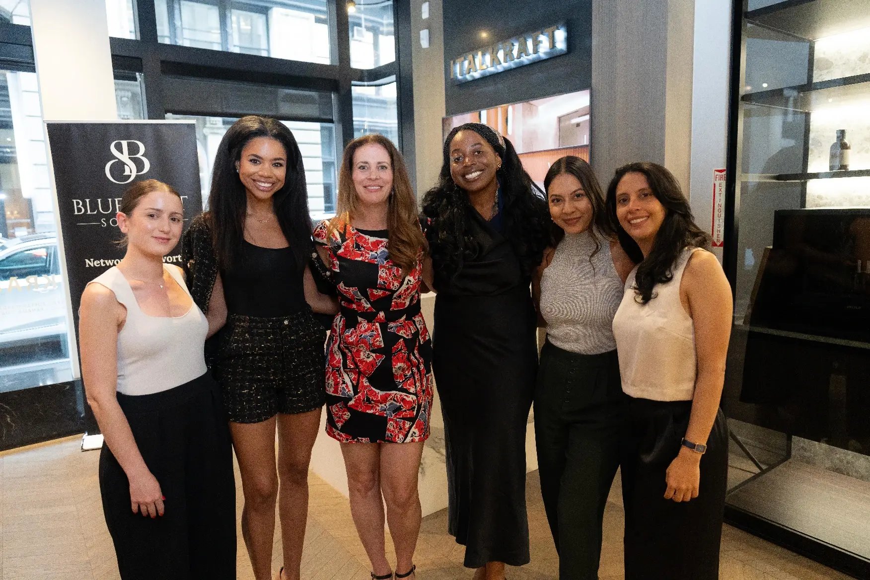Next Gen Trade Tech event attendees at ITALKRAFT's New York showroom